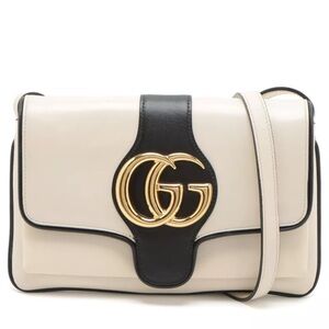 Gucci GG Marmont Arli Leather Shoulder Bag - White 550129